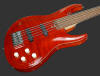 5-string, bolt-on Bass, Burnt Orange - body view2