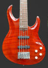 5-string, bolt-on Bass, Burnt Orange - body view3