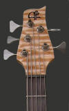 5-string neck-thru bass, Quilt top - head (front)