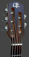 5-string Bass, Figured Cherry top - head